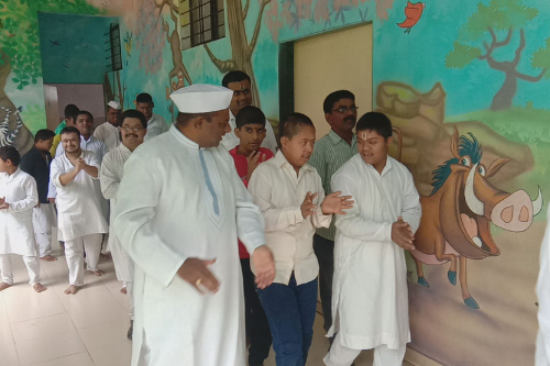 शाळे मध्ये आषाढी एकादशी उत्साहाने साजरी
